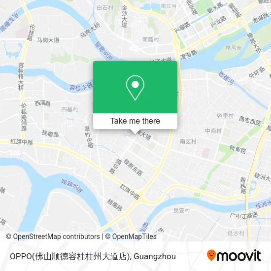 OPPO(佛山顺德容桂桂州大道店) map