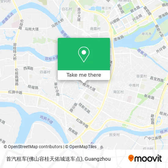 首汽租车(佛山容桂天佑城送车点) map