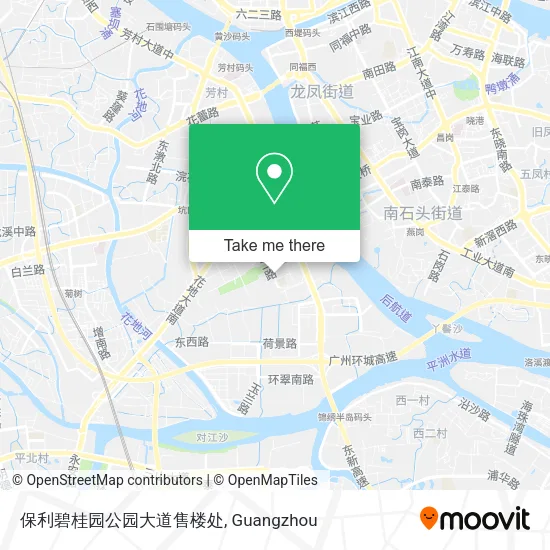 保利碧桂园公园大道售楼处 map