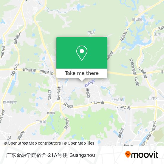 广东金融学院宿舍-21A号楼 map