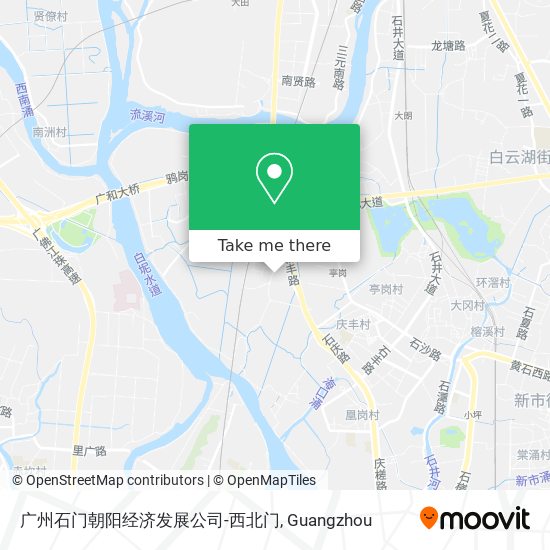 广州石门朝阳经济发展公司-西北门 map