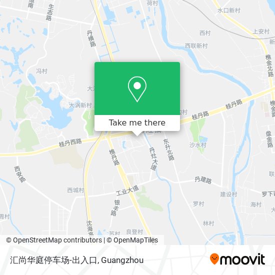 汇尚华庭停车场-出入口 map
