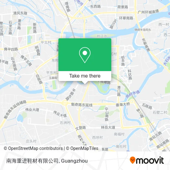 南海重进鞋材有限公司 map