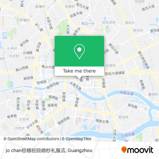 jo chan祖穗祖囍婚纱礼服店 map