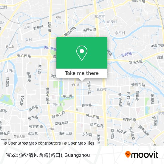 宝翠北路/清风西路(路口) map
