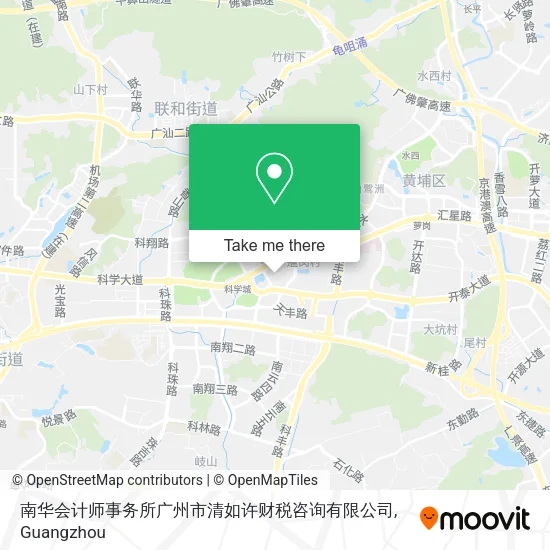 南华会计师事务所广州市清如许财税咨询有限公司 map