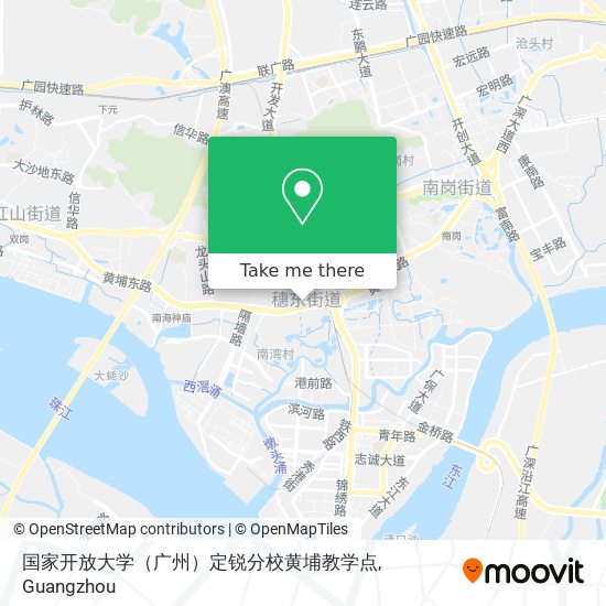 国家开放大学（广州）定锐分校黄埔教学点 map