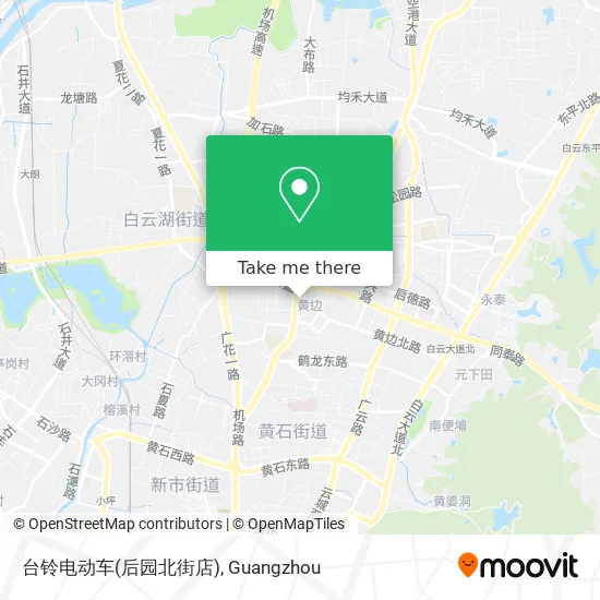 台铃电动车(后园北街店) map
