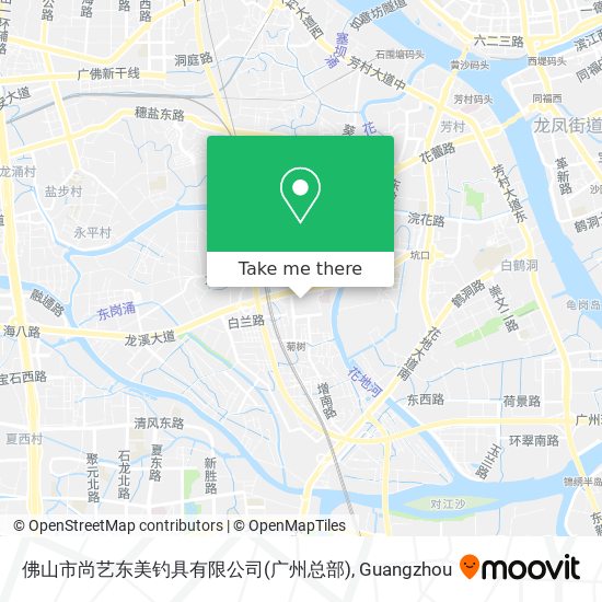 佛山市尚艺东美钓具有限公司(广州总部) map