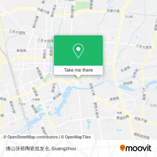 佛山张裕陶瓷批发仓 map