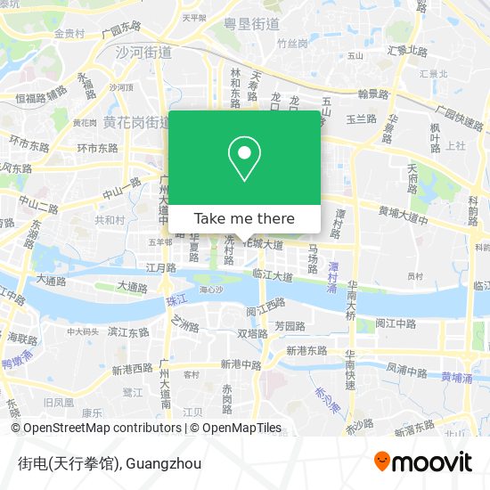 街电(天行拳馆) map