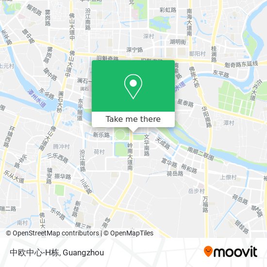 中欧中心-H栋 map