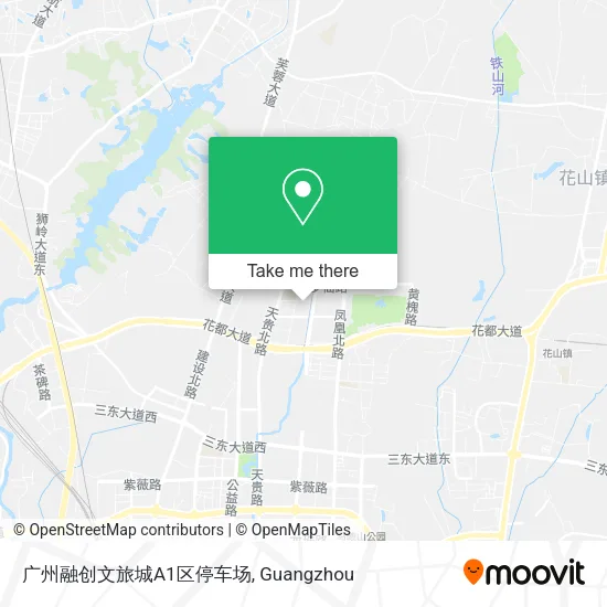 广州融创文旅城A1区停车场 map