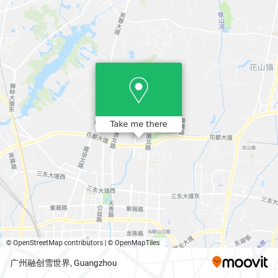 广州融创雪世界 map