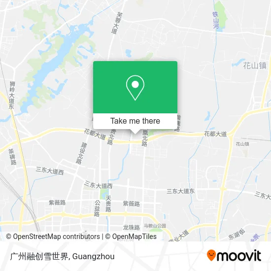 广州融创雪世界 map