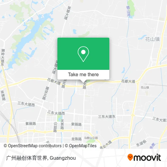 广州融创体育世界 map