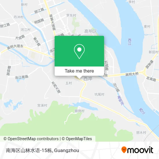 南海区山林水语-15栋 map