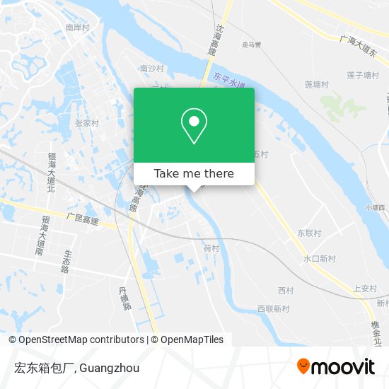 宏东箱包厂 map