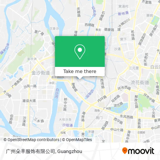 广州朵芈服饰有限公司 map