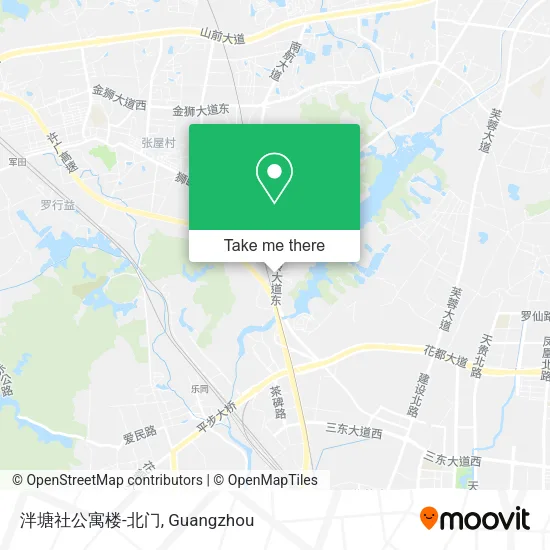 泮塘社公寓楼-北门 map
