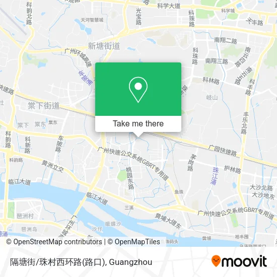 隔塘街/珠村西环路(路口) map