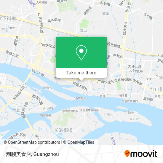 潮鹏美食店 map