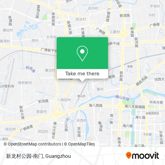 新龙村公园-南门 map