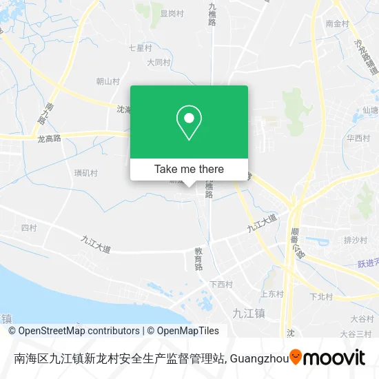 南海区九江镇新龙村安全生产监督管理站 map