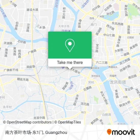 南方茶叶市场-东1门 map
