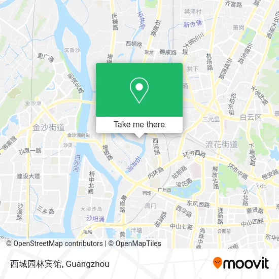 西城园林宾馆 map