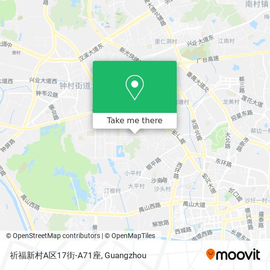 祈福新村A区17街-A71座 map