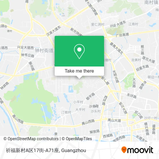 祈福新村A区17街-A71座 map