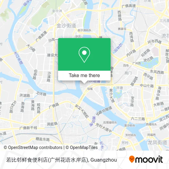 若比邻鲜食便利店(广州花语水岸店) map