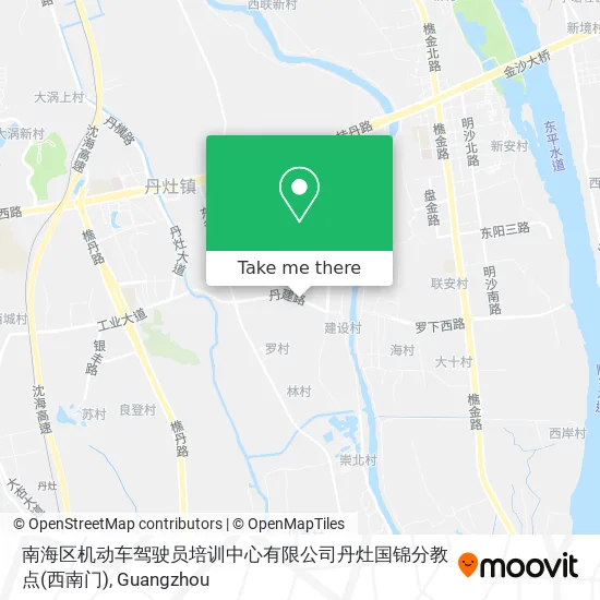 南海区机动车驾驶员培训中心有限公司丹灶国锦分教点(西南门) map