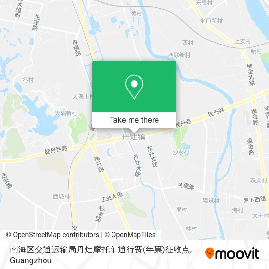 南海区交通运输局丹灶摩托车通行费(年票)征收点 map