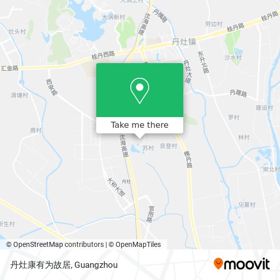 丹灶康有为故居 map