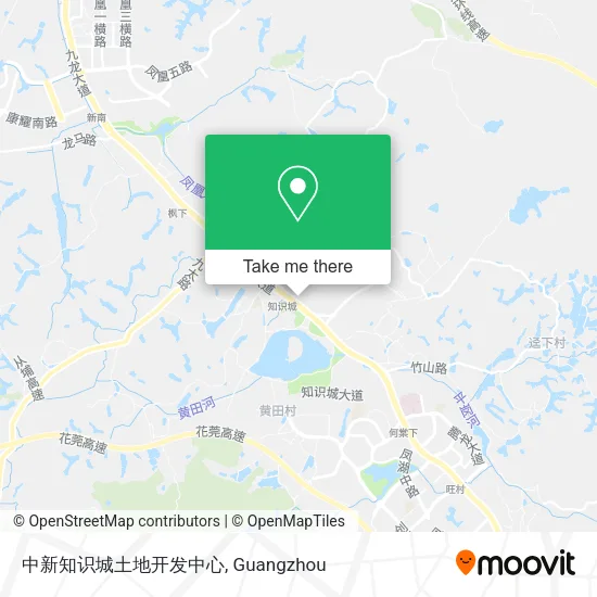 中新知识城土地开发中心 map