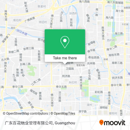 广东百花物业管理有限公司 map