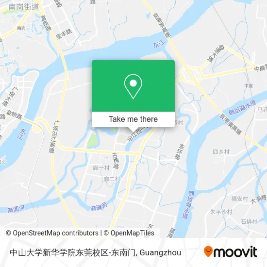 中山大学新华学院东莞校区-东南门 map