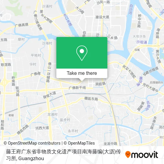 藤王府广东省非物质文化遗产项目南海藤编(大沥)传习所 map