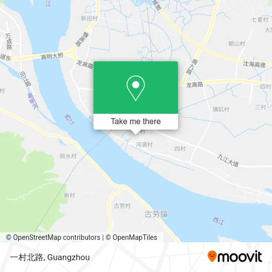 一村北路 map