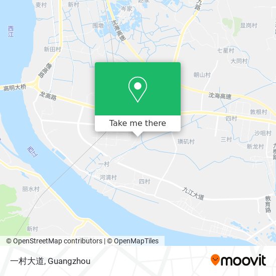 一村大道 map