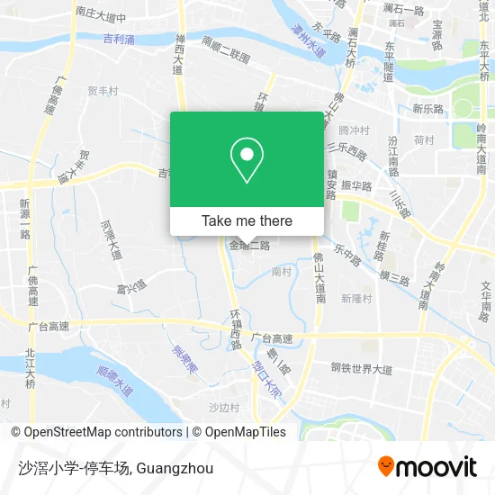 沙滘小学-停车场 map