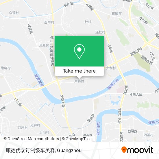 顺德优众订制级车美容 map