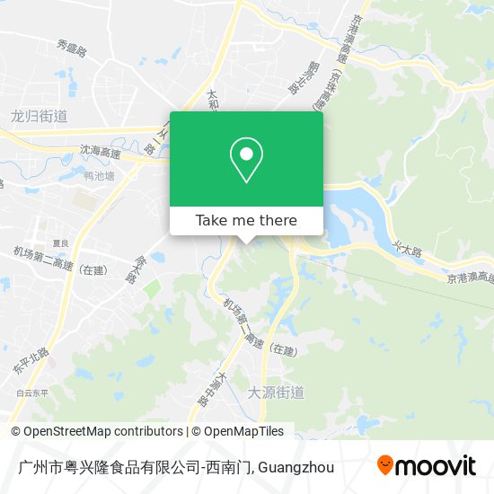 广州市粤兴隆食品有限公司-西南门 map