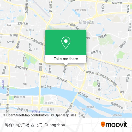 粤保中心广场-西北门 map