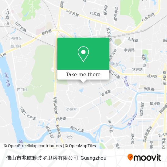 佛山市兆航雅波罗卫浴有限公司 map