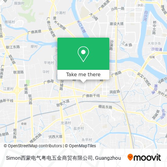 Simon西蒙电气粤电五金商贸有限公司 map