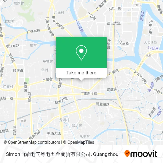 Simon西蒙电气粤电五金商贸有限公司 map