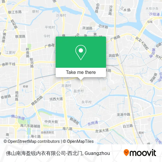 佛山南海盈锐内衣有限公司-西北门 map
